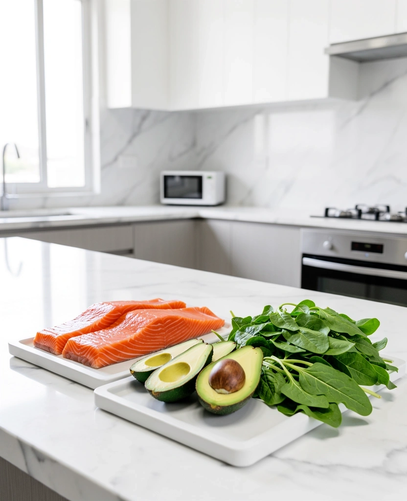 Fresh ingredients at Makanandiet